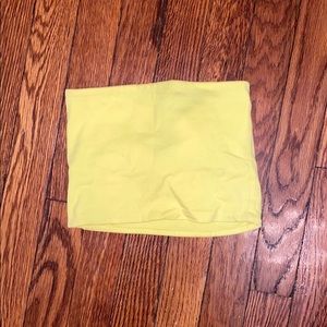 yellow tube top